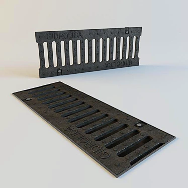 Super Drainage Grill 3D model image 1 