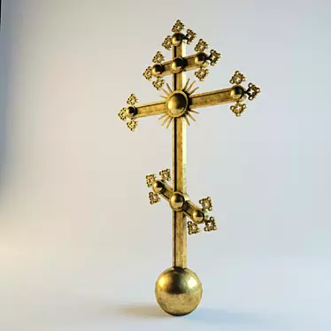 Orthodox Cross: Height 2300mm 3D model image 1 