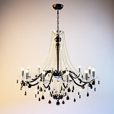 Italian Sylcom 654 Chandelier 3D model image 1 