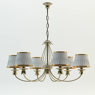 Classic Ceiling Light for Bedroom, Living Room & Foyer 3D model image 1 