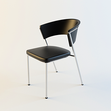 Italian Design: Calligaris Harada Chair 3D model image 1 