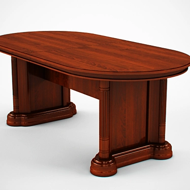 Classic Italian Vittoria Table 3D model image 1 