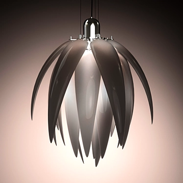 Adjustable Petal Chandelier 3D model image 1 