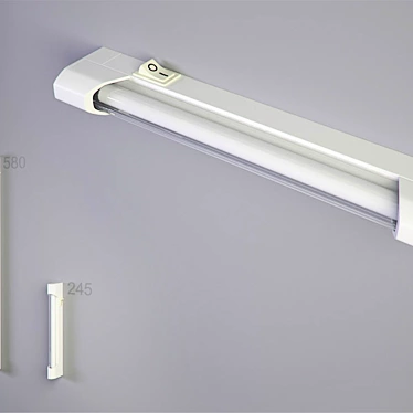 Sleek Luminary Set: 245/580/880mm 3D model image 1 