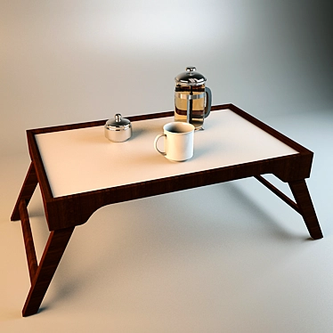 Tramontina 10144 | Elegant Breakfast Tray 3D model image 1 
