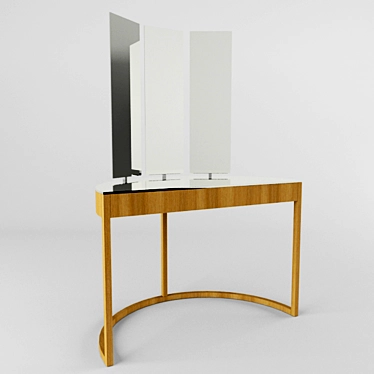 Elegant Vanity Table 3D model image 1 