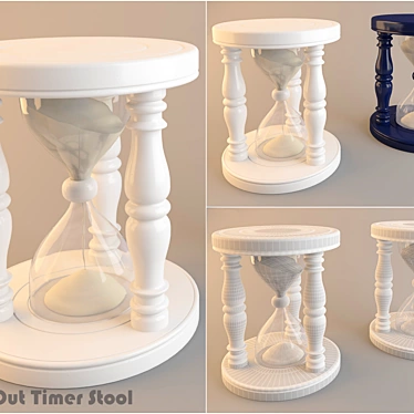 Title: Discipline Stool: Timeout Made Fun 3D model image 1 