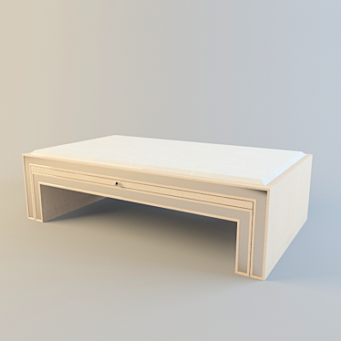 Elegant Coffee Table 3D model image 1 