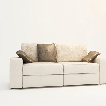 Modern Sofa - Contemporary Design, High-Quality Materials 3D model image 1 