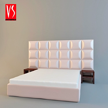 Valerio Salotti Bed 3D model image 1 