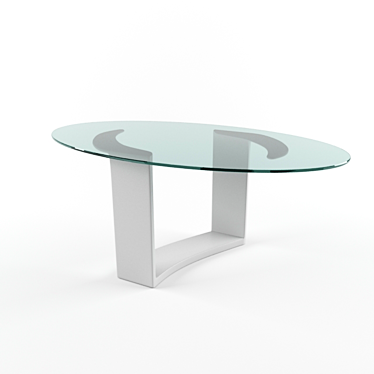 Elegant Cattelan Dining Table 3D model image 1 