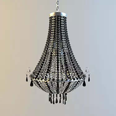 Elegant Crystal Chandelier 3D model image 1 