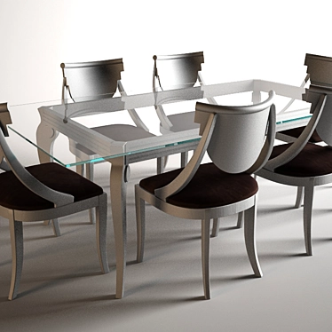 Title: Custom Photo Dining Fabrication 3D model image 1 