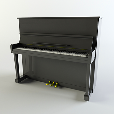 Elegant Grand Piano 3D model image 1 