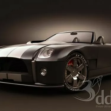 High-Res 2004 Ford Shelby Cobra 3D model image 1 