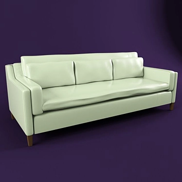1.5-S High-Back Sofa 3D model image 1 