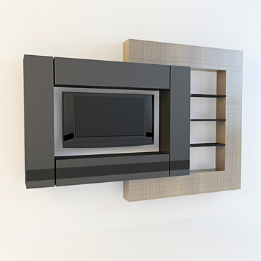 TV Stand Shelf 3D model image 1 