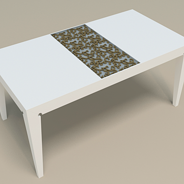 Decorated Table 3D model image 1 