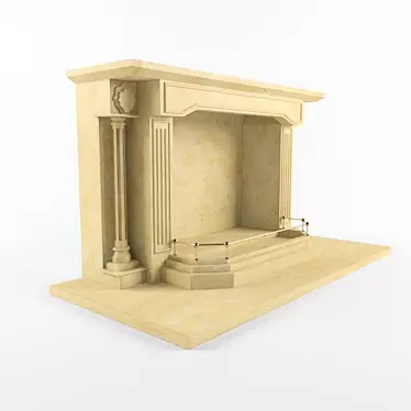 Classic Fireplace 3D model image 1 
