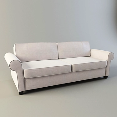 Elegant Vibieffe ARTHUR Sofa 3D model image 1 