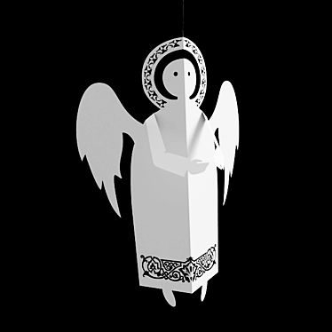 Heavenly Paper Angel 3D model image 1 