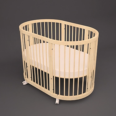 Stokke Ergonomic Baby High Chair 3D model image 1 