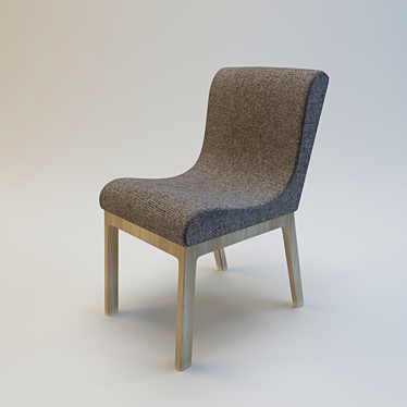 Sleek Photo-Inspired Chair 3D model image 1 