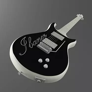 Ibanez Guitar: Classic Sound, Exceptional Quality 3D model image 1 