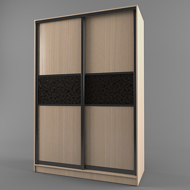 Milan Wardrobe - Sleek and Stylish 3D model image 1 