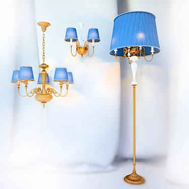 Elegant Lighting Fixture: IL Paralume Marina 3D model image 1 