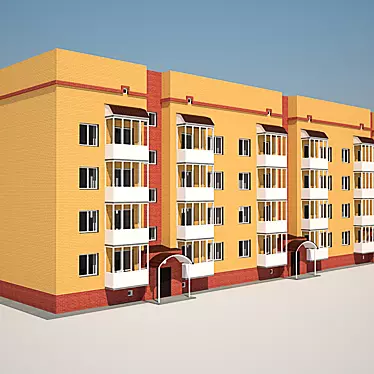 Spacious 4-Storey Dream Home 3D model image 1 