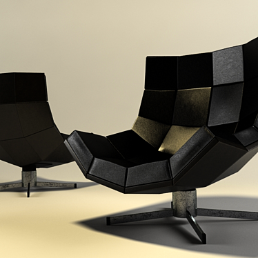 Elegant Villian Armchair 3D model image 1 