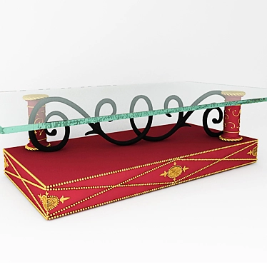 Luxury Coffee Table: Colombo Stile 3D model image 1 