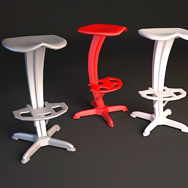 Elegant Dulton Lotus Stool 3D model image 1 