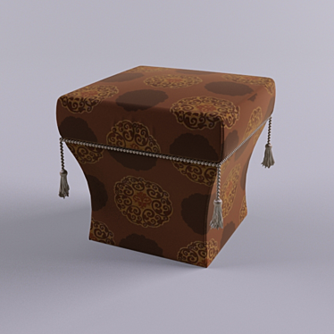 Title: Grilli 190704 Ottoman 3D model image 1 