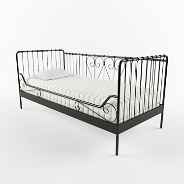Modular Daybed Frame by IKEA 3D model image 1 