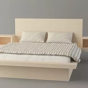 Comfort Dream Bed 3D model image 1 