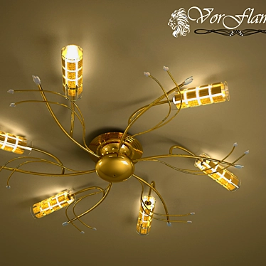  Modern Pendant Ceiling Light 3D model image 1 