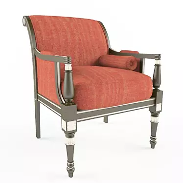 Volpi 0850: Modern Armchair for Ultimate Comfort. 3D model image 1 