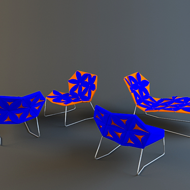  Moroso Antibody Lounge Chair 3D model image 1 