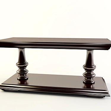 Classic TV Stand | Multi-purpose Furniture 3D model image 1 