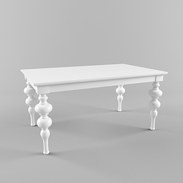 Astor Table: Perfect Size, Stunning Mapping 3D model image 1 