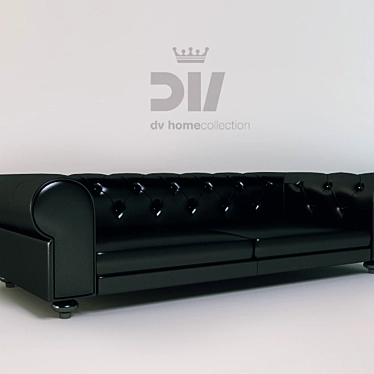 Stylish Home Sofa 3D model image 1 