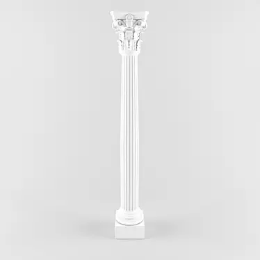 Corinthian Column, 2.9m 3D model image 1 