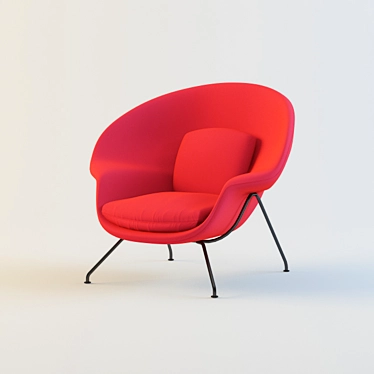 Elegance, Comfort, Womb Chair 3D model image 1 