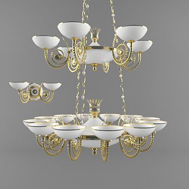 Chandelier and sconce