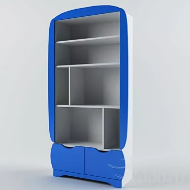 Bookcase Cerulean Blue