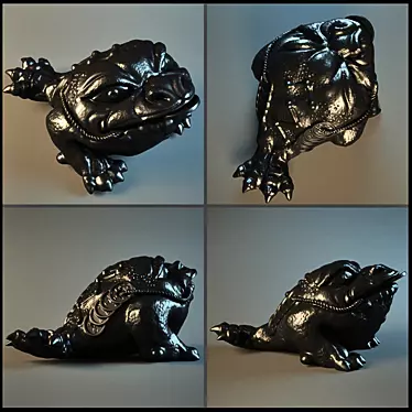 Toad Tea Figurine 3D model image 1 