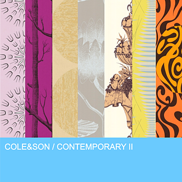 Modern Wallpaper Collection: Cole & Son 3D model image 1 