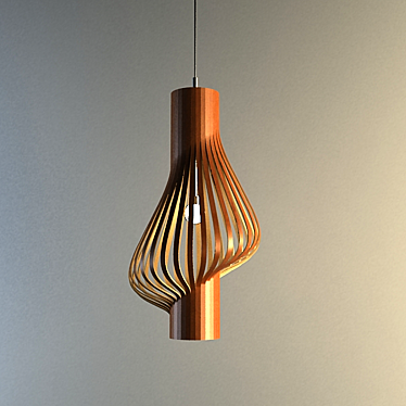 Stylish Pendant Lights 3D model image 1 